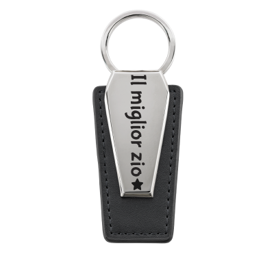 Portachiavi in Pelle Personalizzato con...